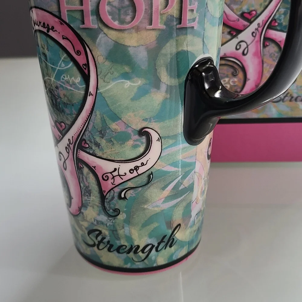 Breast cancer mug - Picture 4 of 7
